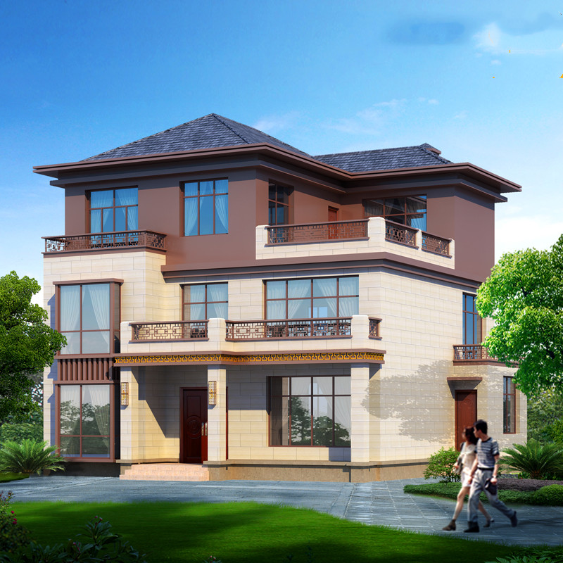 編號(hào):FX0012-新中式風(fēng)格別墅